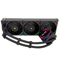 Refroidisseur de processeur liquide AIO Thermalright Hyper Vision 360 ARGB BLACK 3.95" 480x480 Écran IPS magnétique Pompe 6400RPM 360mm