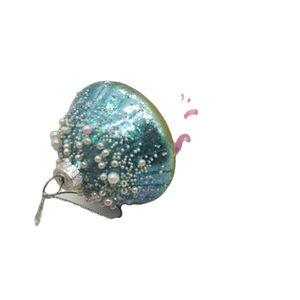 공장 핫 세일 불어 다채로운 유리 해파리 모양의 장식품 매달려 Bauble 해양 생활 크리스마스 트리 장식 장식 선물 - Product Image 3