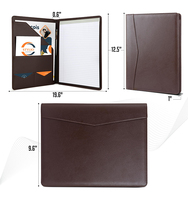 Carpeta Portafolio Personalizada Haoran con Logotipo en Relieve, Organizador con Logotipo Empresarial