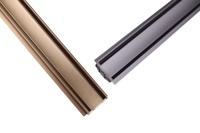 Éclairage LED d'angle pour panneaux muraux de 18 mm avec surface en aluminium de 40 mm de large, design intérieur moderne YB3003-41