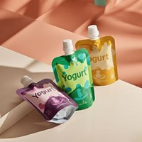 Pochettes Doypack personnalisées avec bec verseur, rechargeables, biodégradables et réutilisables, pour liquides, yaourts aux fruits et aliments pour bébés