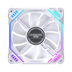 Lovingcool New Product Low Price White Black 120mm <b>Computer</b> <b>Fan</b> - Product Image 2