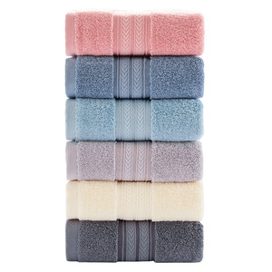 ผ้าเช็ดหน้าคอตตอนเลิฟ ผ้าฝ้ายแท้ 34x75 ซม. ไม่เป็นขุย สีพื้น รูปทรงสี่เหลี่ยมผืนผ้า สำหรับใช้ในบ้าน M1097 - Product Image 3