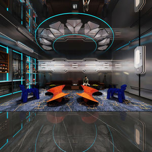 Lampes LED RVB modulaires avec contrôle des applications et matériel de DIY-PVC pour Esports/Sci-Fi Whole Space Design in Bars KTVs & Hotels - Product Image 3