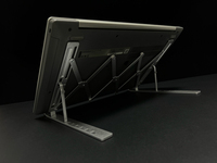 Support pour ordinateur portable jusqu'à 17,3 pouces, compatible avec de nombreux modèles, en alliage d'aluminium, pliable, ergonomique, pour jeux, tablette, PC, avec refroidissement