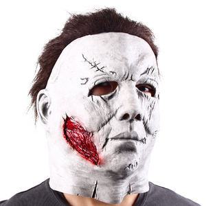 <span class=keywords><strong>Masque</strong></span> intégral en latex drô<span class=keywords><strong>le</strong></span> et réaliste, peau pâ<span class=keywords><strong>le</strong></span>, éclaboussures <span class=keywords><strong>de</strong></span> sang, cheveux foncés, pour Halloween, cosplay, fête costumée, performance scénique - Product Image 6