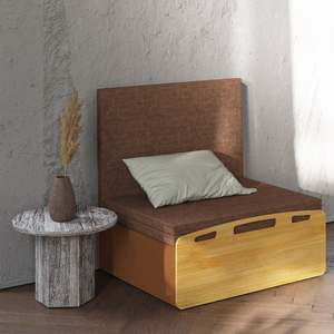 <span class=keywords><strong>Lit</strong></span> pliant élégant de type B en papier kraft, mobilier de maison, <span class=keywords><strong>rangement</strong></span> facile, gain de place, mobilier de chambre à coucher - Product Image 3