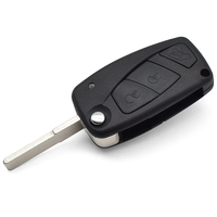 Car Key Fob Shell Car Key Housing Case Remote with Battery Door SIP22 Uncut Blade