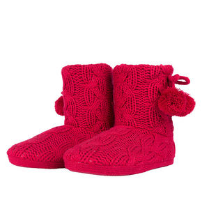 Botas cálidas personalizadas para mujer, botines <span class=keywords><strong>de</strong></span> <span class=keywords><strong>lana</strong></span> y nieve <span class=keywords><strong>de</strong></span> punto <span class=keywords><strong>de</strong></span> ganchillo, para invierno, venta al por mayor - Product Image 3