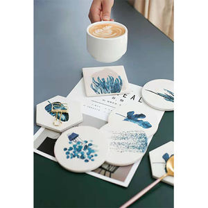 Posavasos de Cerámica Quanzhou, Posavasos de Cerámica Dormake, Soporte de Madera para Posavasos de Cerámica, 10 cm - Product Image 1