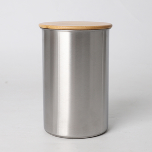 Boîtes de rangement hermétiques haut de gamme personnalisées en acier inoxydable ensemble de bidons de cuisine au design moderne pour le thé, le <span class=keywords><strong>sucre</strong></span>, le café et les aliments écologiques - Product Image 6