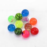 Balles rebondissantes en caoutchouc plastique Jouet balle pour enfants Balle rebondissante
