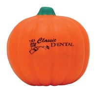 Balle anti-stress personnalisée en mousse PU souple en forme de citrouille, jouet à presser en forme de citrouille d'Halloween à remontée lente, idéal pour un cadeau