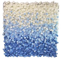 Neues Design Faux Flower Hintergrund Wand Künstliche Blumen Wand Hochzeit Dekor für Veranstaltungen und Partys