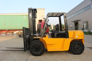 Heli xe nâng DIESEL 7t 10t 12t tải công suất <span class=keywords><strong>ISUZU</strong></span> động cơ 2 3 giai đoạn mast đối trọng nâng xe tải cho cổng nhiệm vụ nặng nề - Product Image 4