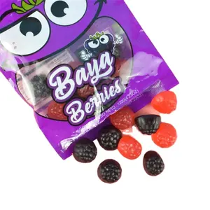 Minicrush Groothandel Bessenvormige Gummy Candy Zacht En Fruitig Zoet Smaaid Zuurgehalte Verpakt In Bulk Zakken Iso/Br Gecertificeerd