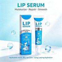 Baume à lèvres à l'acide hyaluronique, à la vitamine E et au collagène, hydratant, réparateur, repulpant, apaisant, anti-gerçures, pour lèvres gercées, parfum menthe, pour tous