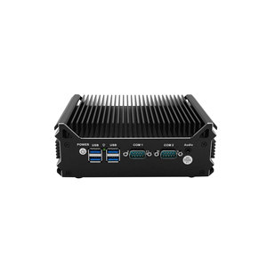 Mini <span class=keywords><strong>PC</strong></span> Wanlan Barebone con <span class=keywords><strong>2</strong></span> LAN, doble RS232/RS485, ranura SIM para módulo WLAN 4G LTE, Mini <span class=keywords><strong>PC</strong></span> industrial sin ventilador i3 5005U - Product Image 2
