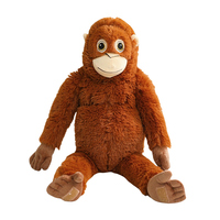 Peluches singe gorille très populaires, figurines de singe, animaux en peluche, petites poupées singe simulées, sacs à dos