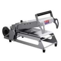 Machine d'emballage semi-automatique YT-280C pour barquettes alimentaires, équipement de scellage pour emballage de repas en boîte à double compartiment intégré