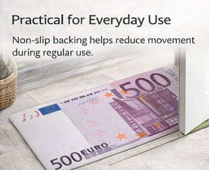 Tapis de porte moderne à poils bouclés imprimé animal en PVC, résistant à la corrosion, antidérapant, en caoutchouc fin, fabriqué à la machine, rectangulaire, pour usage domestique - Product Image 4