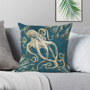 Rùa biển In Biển Đại Dương Biển Ngựa Trang Trí Nội Thất Gối Bạch tuộc Sofa Ném Gối Trường Hợp - Product Image 3