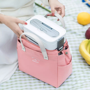 Bolsa de Almuerzo con Logotipo Personalizado, Bolsa de Almuerzo Impermeable Portátil para Picnic, Bolsa Térmica para Comida de Oficina para Damas - Product Image 6