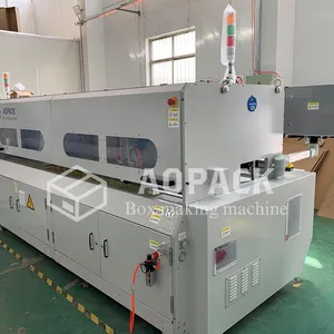 Aopack Short Run Affordable Prices Corrugated Cardboard Carton Box Making Machine Fully Automatic