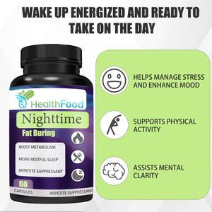 Custom Branded Healthcare <b>Supplement</b> Appetite Suppressant Night Time Fat Burning Capsules Improve Sleep Quality Capsules - Product Image 5