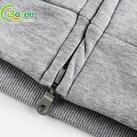 Sweat à capuche personnalisé en coton avec imprimé sur mesure, col en fausse fourrure, coupe ample, fermeture éclair, pour homme
