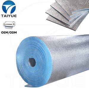 Rollo de <span class=keywords><strong>Aislamiento</strong></span> Térmico de Espuma XPE con Lámina de Aluminio Reflectante al 97% Estándar AUS, Retardante de Fuego, de 2-10 mm, Barrera de Calor Radiante para Edificios - Product Image 1