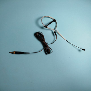 Mini portátil con cable de una sola oreja con cara de escenario Beige auriculares micrófono para adoración Pastor predicación oído conjunto micrófono - Product Image 4