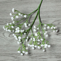 DREA Fleurs Artificielles Gypsophila pour Décoration de Mariage, Maison, Accessoires Photo et Décorations de Bureau