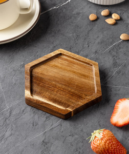 Sous-verres en bois hexagonaux au design moderne, personnalisables, à prix avantageux, nouveauté disponible au prix le plus bas - Product Image 2