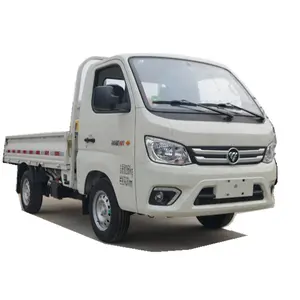 Foton brand new 2 ton mini truck diesel light cargo truck with double cabin best price