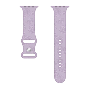 Pour <span class=keywords><strong>apple</strong></span> <span class=keywords><strong>watch8</strong></span> bracelet de montre <span class=keywords><strong>Apple</strong></span> Watch bracelet radium gravé en relief silicone imprimé gravé bracelet de montre en silicone - Product Image 4