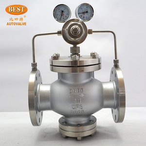 YQ43 Acero al carbono WCB 304 Acero inoxidable <span class=keywords><strong>Gas</strong></span> DN50 DN65 DN80 Válvula de control Brida 200X ANSI Válvula reductora de alta presión - Product Image 4