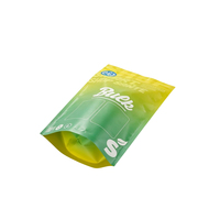 Sachet d'emballage personnalisé imprimé directement de l'usine, pochette verticale refermable à fermeture éclair en plastique pour poudre de complément alimentaire