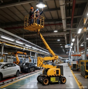 במת הרמה משומשת וחלקי חילוף - JLG/Genie/Haulotte במת הרמה מפרקית 30-60 רגל עם דוושת רגל וסוללה, במת הרמה עכבישית - Product Image 6