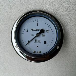 Uitstekende analoge <span class=keywords><strong>10</strong></span> bar 150 <span class=keywords><strong>psi</strong></span> roestvrijstalen manometer DN65 2,5% nauwkeurigheid 100% corrosiebestendigheid - Product Image 4