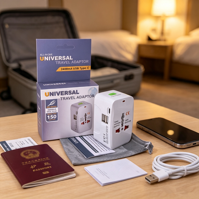 USB Type c Universal Travel Adapters World Travel Plug Adaptor Fast Charging Moblie Phone Charger