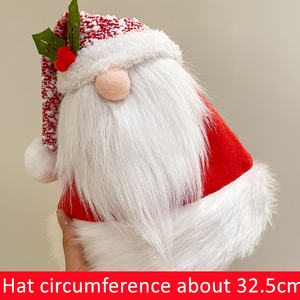 Nouveau dessin animé mignon noël chapeaux <span class=keywords><strong>de</strong></span> <span class=keywords><strong>père</strong></span> noël rouge bonhomme <span class=keywords><strong>de</strong></span> neige wapiti cerf rayé enfant noël décoration casquettes - Product Image 4