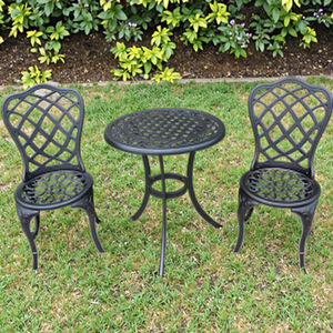 Tavolo <span class=keywords><strong>e</strong></span> <span class=keywords><strong>sedie</strong></span> <span class=keywords><strong>da</strong></span> <span class=keywords><strong>giardino</strong></span> in alluminio pressofuso, resistenti alle intemperie, vendita diretta dalla fabbrica SH, promozione scontata. - Product Image 5