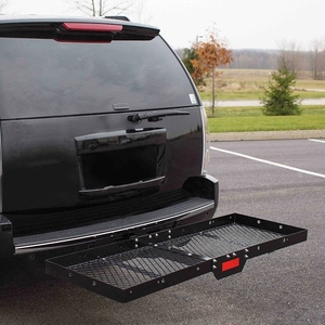 Cargo Carrier Hitch Mounted Bicycle Roof Rack Cargo Box