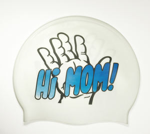 Casquette <span class=keywords><strong>de</strong></span> natation en <span class=keywords><strong>Silicone</strong></span>, impression multicolore - Product Image 4