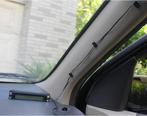 Excelente calidad ajustable 10mm 20 piezas Auto puerta autoadhesiva goma <span class=keywords><strong>Rtype</strong></span> Nylon plástico Cable eléctrico Clips abrazadera - Product Image 4