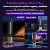 Nouvelle conception de raquette électrique anti-moustiques pour l'extérieur, avec minuterie à 3 vitesses, charge rapide Type-C, portable