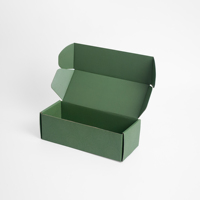 Boîte d'emballage d'expédition verte personnalisée boîtes d'emballage en carton kraft pliantes en carton ondulé pour emballage cadeau boîtes en papier