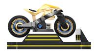Simulateur de conduite de moto de course à grande vitesse VR 220v Jeu exclusif