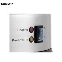 Chauffe-eau électrique commercial en acier inoxydable avec robinet anti-goutte et fonction maintien au chaud pour hôtels, foyers et usage extérieur